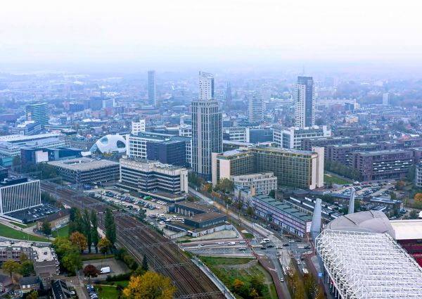 Lais Puzzle Luftaufnahme Von Eindhoven Ist Eine Stadt In Der Provinz