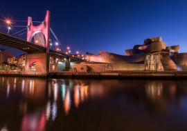 Lais Puzzle - Guggenheim-Museum in Bilbao nach Sonnenuntergang im November - 1.000 Teile