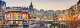 Lais Puzzle - Sonnenaufgang auf dem Ribera-Lebensmittelmarkt in Bilbao, Spanien - 1.000 Teile