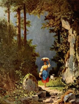 Lais Puzzle - Carl Spitzweg - Mädchen mit Ziege - 1.000 Teile