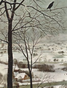Lais Puzzle - Pieter Bruegel d. Ä. - Zyklus der Monatsbilder, Szene: Heimkehr der Jäger (Monat Januar), Detail - 1.000 Teile