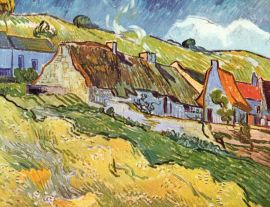 Lais Puzzle - Vincent Willem van Gogh - Bauernhütten in Auvers - 1.000 Teile