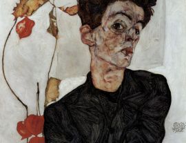 Lais Puzzle - Egon Schiele - Selbstporträt mit Lampionfrüchten - 1.000 Teile
