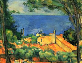 Lais Puzzle - Paul Cézanne - L'Estaque mit roten Dächern - 1.000 Teile