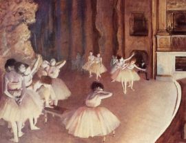Lais Puzzle - Edgar Germain Hilaire Degas - Generalprobe des Balletts auf der Bühne - 1.000 Teile