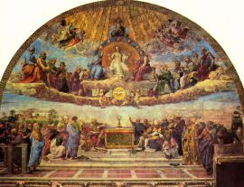 Lais Puzzle - Raffael - Stanza della Segnatura für Julius II., Verherrlichung (Disputa) des Hl. Altarssakraments - 1.000 Teile