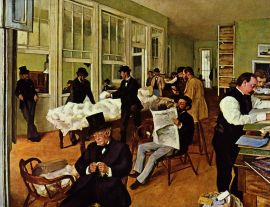 Lais Puzzle - Edgar Germain Hilaire Degas - Die Baumwollfaktorei - 1.000 Teile