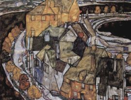 Lais Puzzle - Egon Schiele - Der Häuserbogen oder Inselstadt - 1.000 Teile