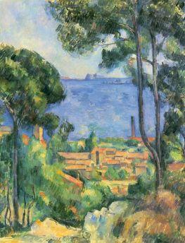 Lais Puzzle - Paul Cézanne - Blick auf L'Estaque und das Chateaux d'If (Das Meer bei L'Estaque) - 1.000 Teile