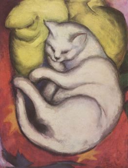 Lais Puzzle - Franz Marc - Kater auf gelbem Kissen - 1.000 Teile