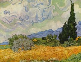 Lais Puzzle - Vincent Willem van Gogh - Weizenfeld mit Zypressen - 1.000 Teile