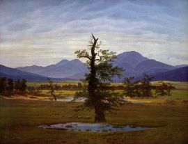 Lais Puzzle - Caspar David Friedrich - Einsamer Baum (Dorflandschaft bei Morgenbeleuchtung, Harzlandschaft) - 1.000 Teile