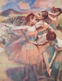 Lais Puzzle - Edgar Germain Hilaire Degas - Tänzerinnen in einer Landschaft - 1.000 Teile