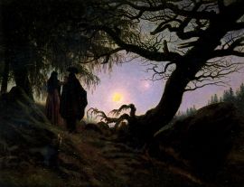 Lais Puzzle - Caspar David Friedrich - Mann und Frau den Mond betrachtend - 1.000 Teile