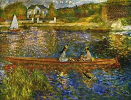 Lais Puzzle - Pierre-Auguste Renoir - Seine bei Asnères (Das Boot) - 1.000 Teile