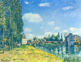Lais Puzzle - Alfred Sisley - Brücke von Moret im Sommer - 1.000 Teile